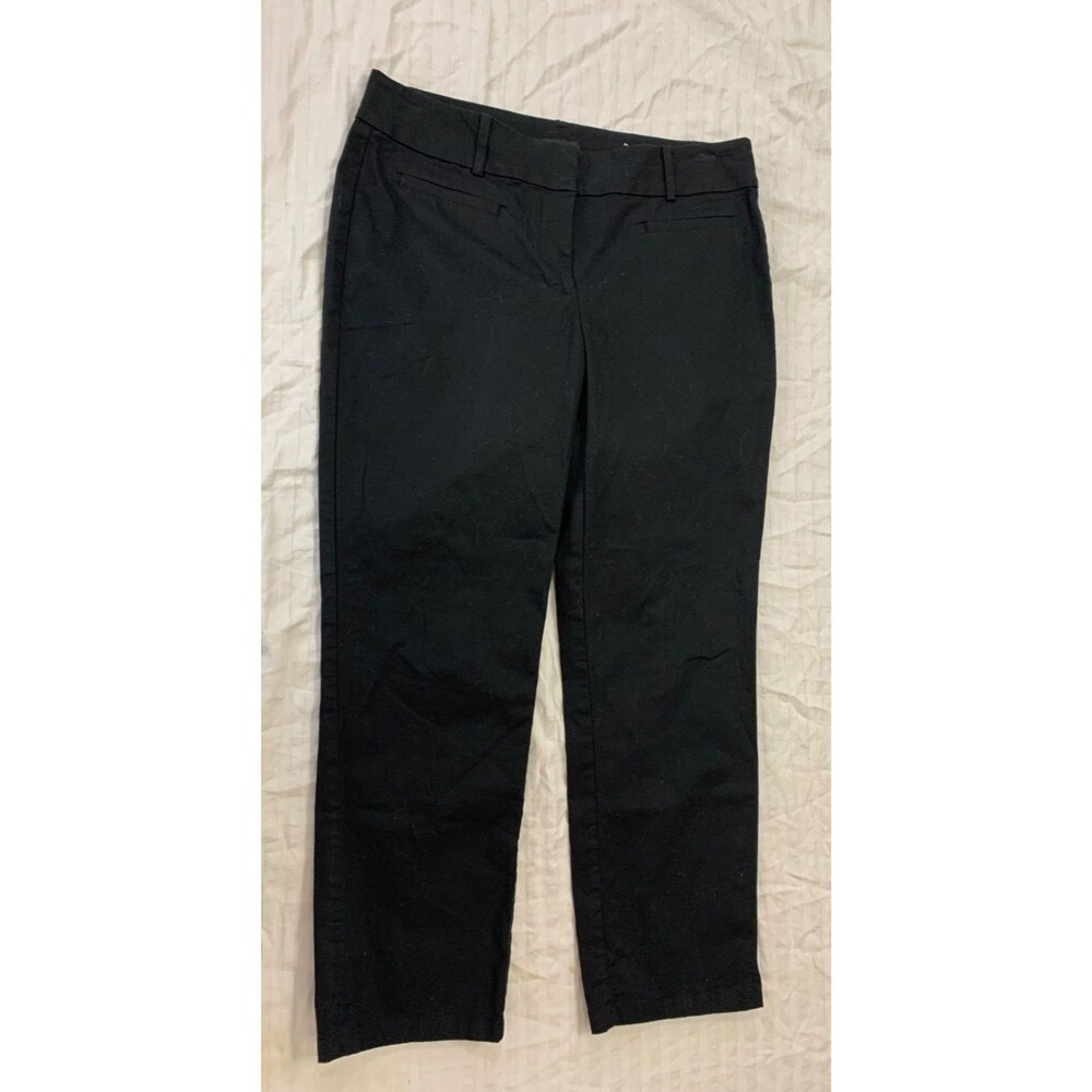 ANN TAYLOR WOMENS CROP CURVY PANTS SIZE 6